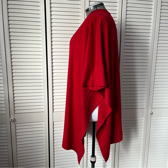 Piccadilly Open front Sweater Cape Poncho Wrap - Picture 5 of 10